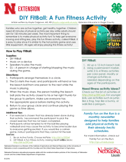 DIY FitBall: A Fun Fitness Activity - UNL Food