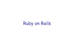 RubyOnRails