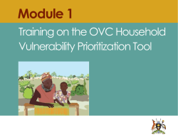 Module 1: Training on Use of the OVC