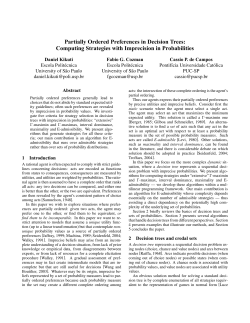 Partially Ordered Preferences in Decision Trees: Computing