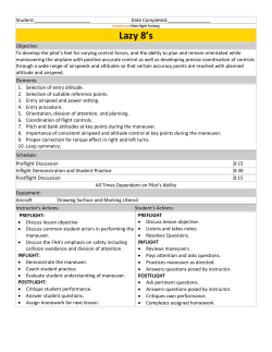 Private Pilot Flight Training