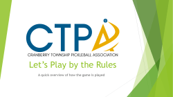 Let`s Play by the Rules
