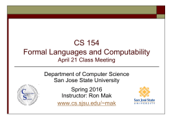 CS 235: User Interface Design - Department of Computer Science