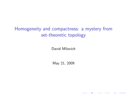 Homogeneity and compactness: a mystery from set@let@token