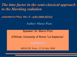 M.Pizzi, arXiv:0904.4572v2