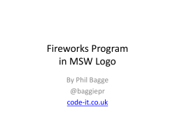 Fireworks Program in MSW Logo - code-it