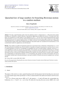 Quenched law of large numbers for branching