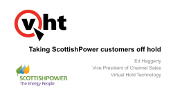 Taking ScottishPower customers off hold
