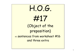 (Object of the preposition)