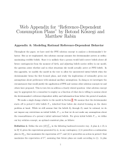 Web Appendix for - Personal pages of the CEU