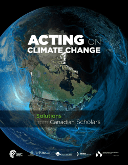 Acting on Climate Change: Solutions from