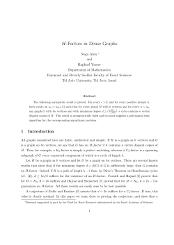 H-Factors in Dense Graphs