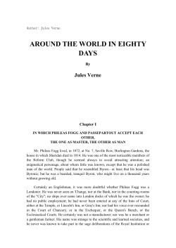 Around the world in eighty days