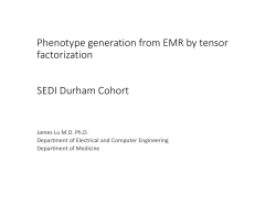 How do we identify which patients to study?