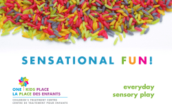 Everyday Sensory Play Booklet