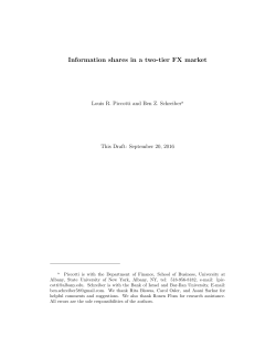 Information shares in a two