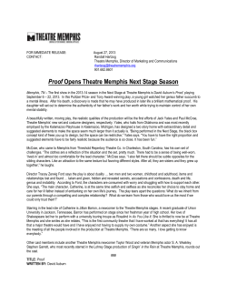 FOR IMMEDIATE RELEASE: August 27, 2013 CONTACT: Randall