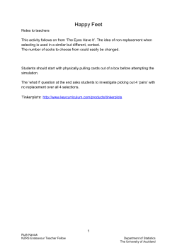 Happy Feet - Census at School