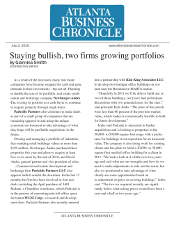Staying bullish, two firms growing portfolios