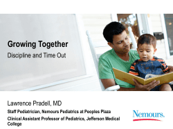 Discipline and Time Out - Nemours Children`s Health System