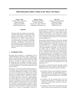 Belief-Kinematics Jeffrey`s Rules in the Theory of Evidence