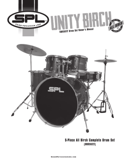 5-Piece All Birch Complete Drum Set (DBX5522)