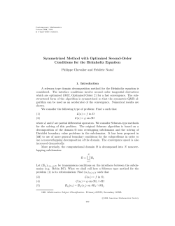 Symmetrized Method with Optimized Second