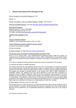 SOC - UNESCO World Heritage Centre