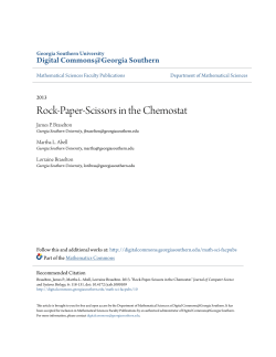 Rock-Paper-Scissors in the Chemostat