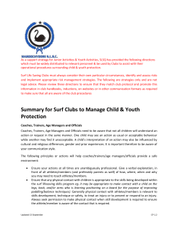 Support Strategy for Junior Activities