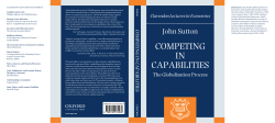 competing in capabilities