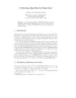 A Boosting Algorithm for Regression