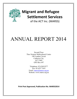 Migrant and Refugee Settlement Service Center