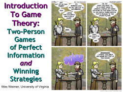 Introduction to Game Theory - cs.Virginia