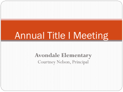 Title 1 Powerpoint - Birmingham City Schools