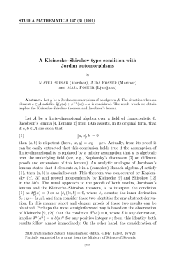A Kleinecke–Shirokov type condition with Jordan automorphisms