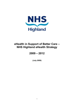 eHealth Strategy