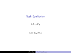 Nash Equilibrium