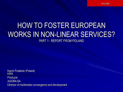 DYSTRYBUCJA KONTENTU PREMIUM VIDEO W SIECI LEGALNA