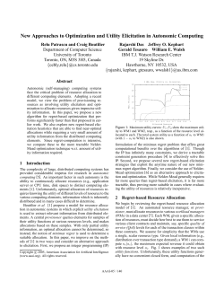 New Approaches to Optimization and Utility Elicitation in Autonomic