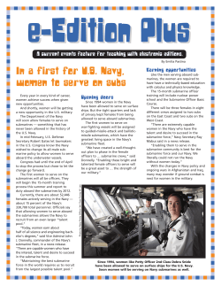 In a first for U.S. Navy, women to serve on subs