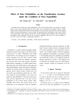 Effect of Prior Probabilities on the Classification Accuracy under the