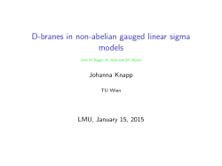 D-branes in non-abelian gauged linear sigma models @let@token