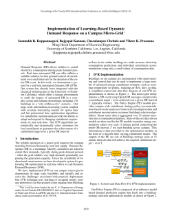 Implementation of Learning-Based Dynamic Demand