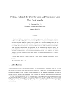 Optimal Jackknife for Discrete Time and Continuous Time