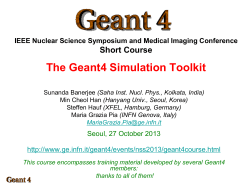 Geant4 Kernel