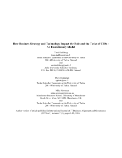 Article 7-How Business Strategy and Technology