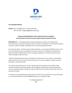 State Democratic Party Moves Offices