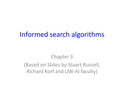 Informed search algorithms