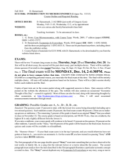 Spring 1999 - UT College of Liberal Arts